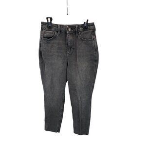 Hollister Ultra High-Rise Mom Jeans W24 L25 Black Vintage Stretch Streetwear